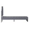 Flash Furniture Brighton King Platform Bed, Light Gray SL-BK4-K-LG-GG - alternate 7